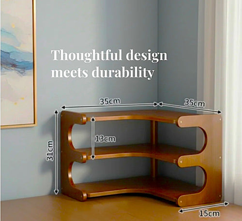 Corner kitchen Rack 2-Tier L- Shape